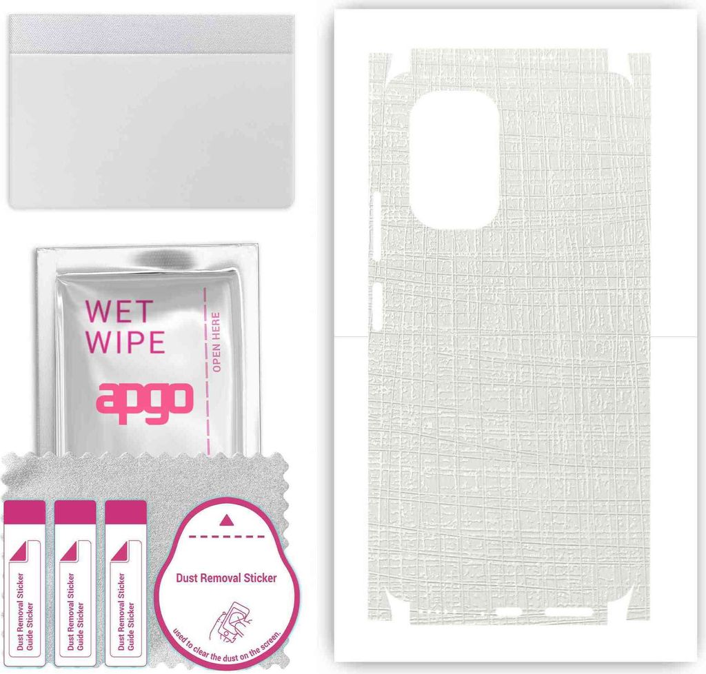 apgo Rückseite + Seiten Schutzfolie, Skin, kompatibel mit Xiaomi Mi 11X Pro, Hinten Displayschutzfolie aus Vinylfolie, kratzfest, einfache Montage...