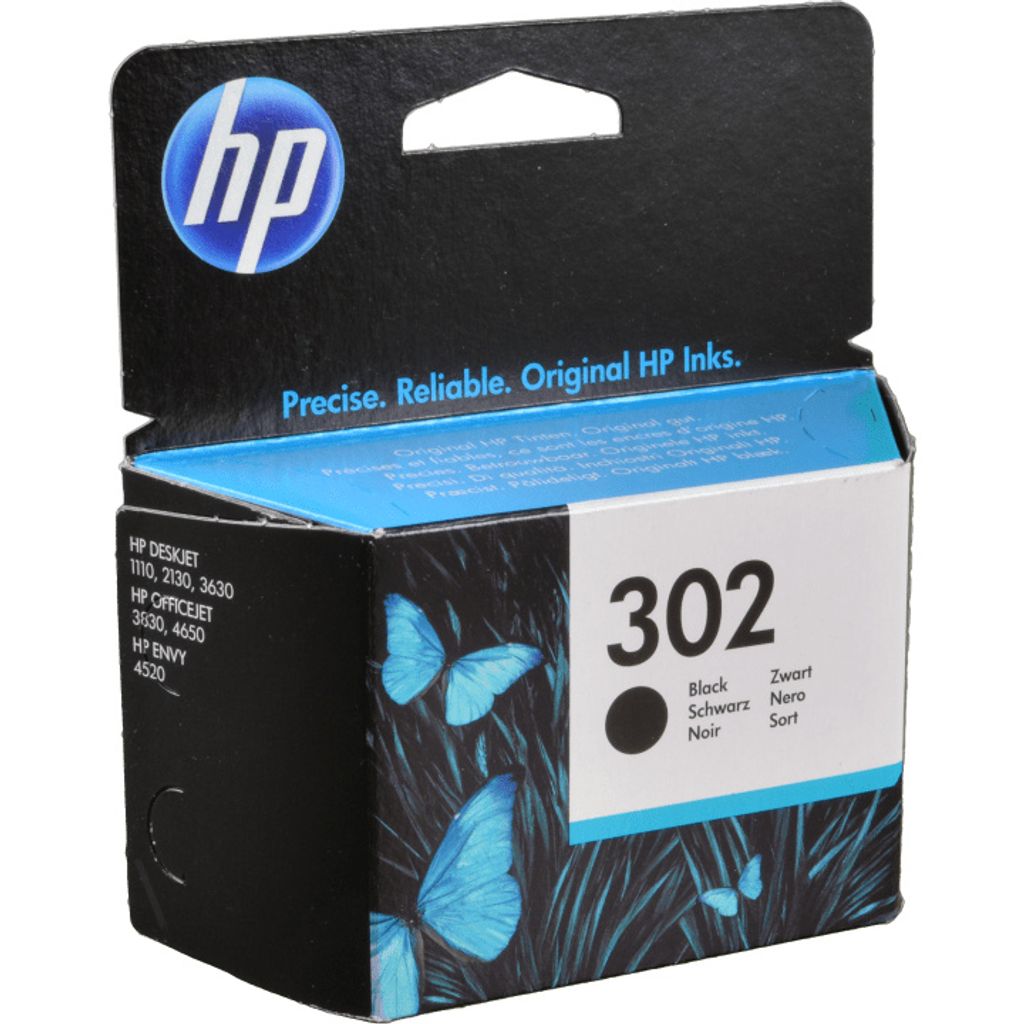 Rašalinė HP 302, juoda Immagine del prodotto 