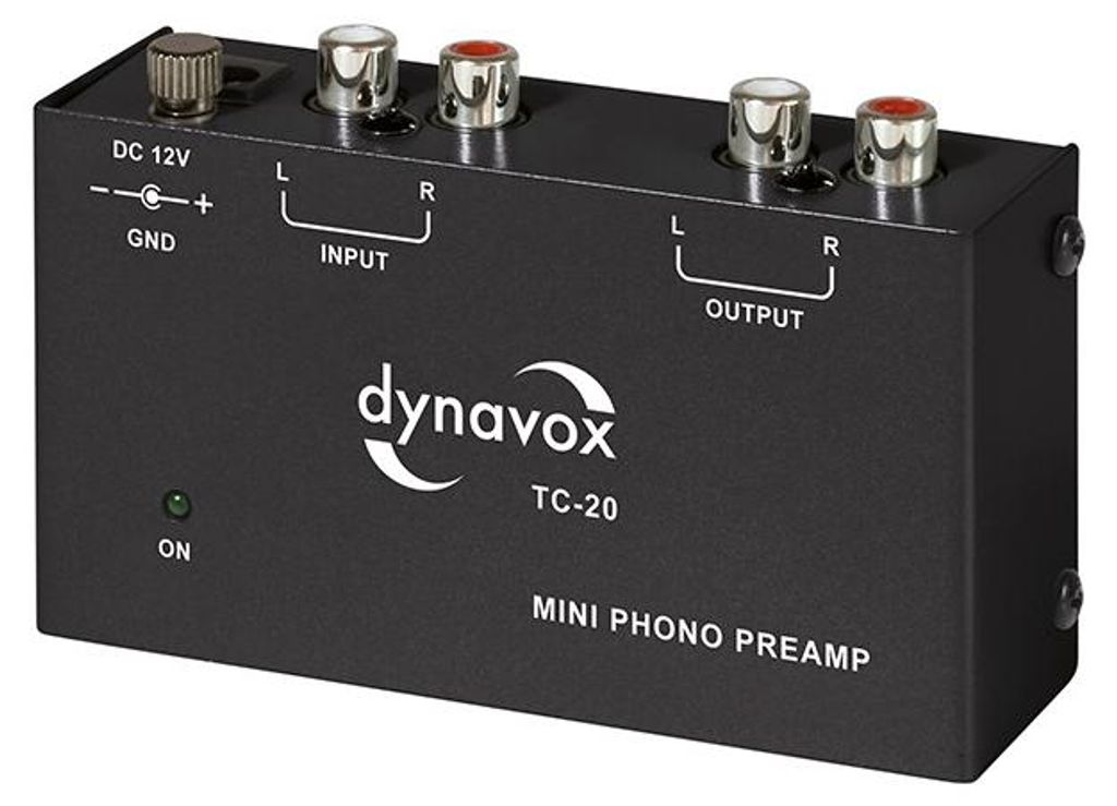 Dynavox TC-20 préamplificateur phono, boîtier métallique Image du produit 
