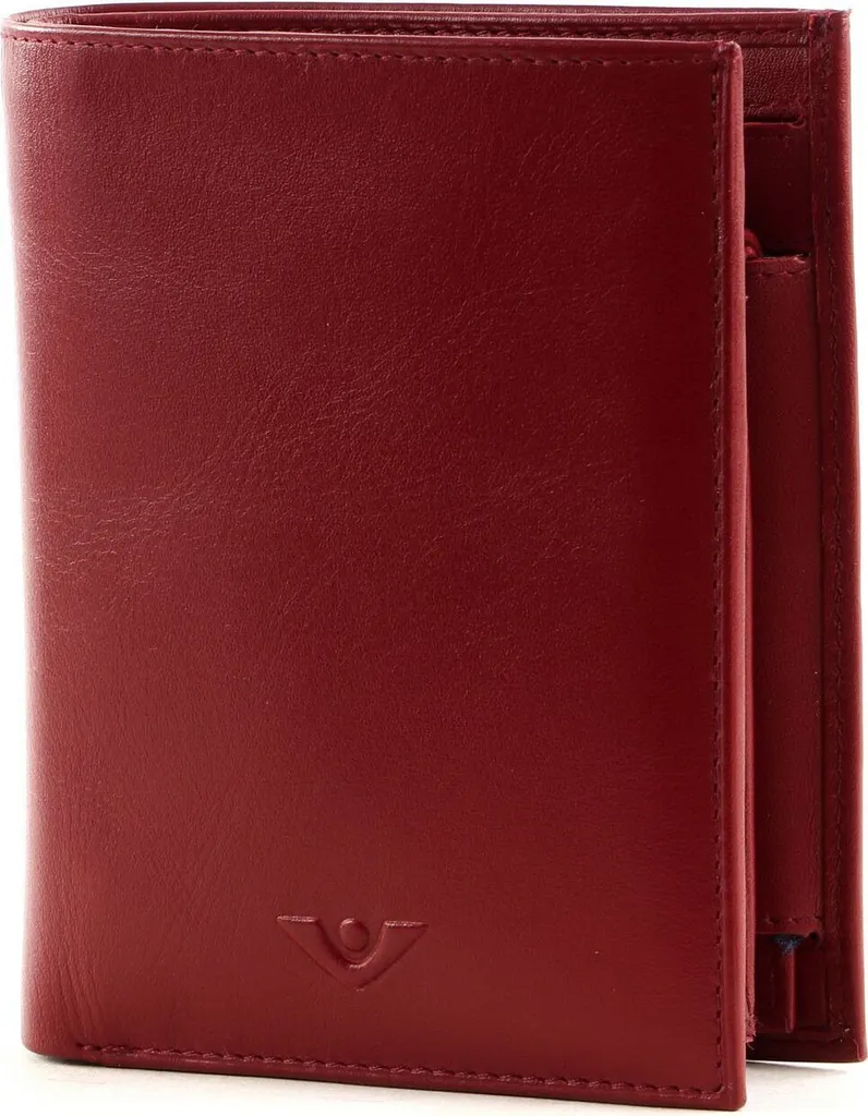 Portafoglio VOi Rick Granat: L'Accessorio in Pelle Rosso Scuro Irrinunciabile