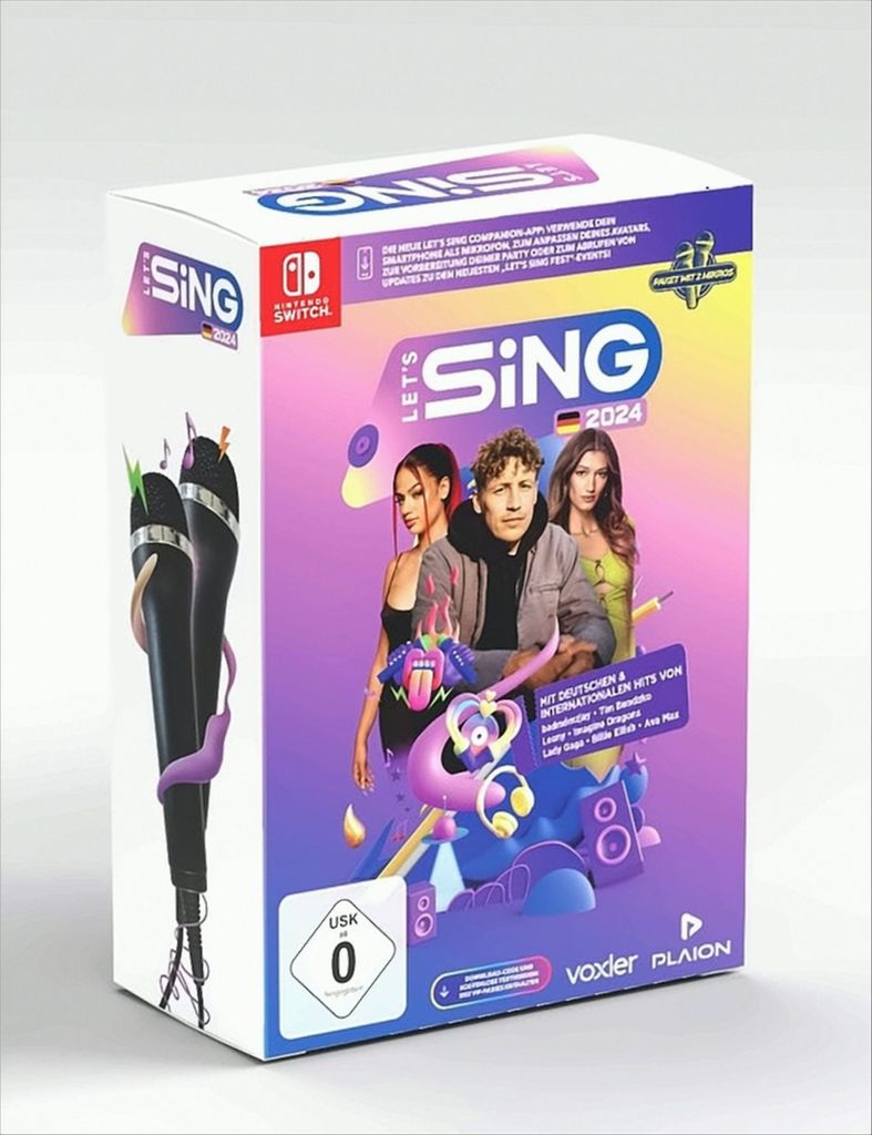 Let's Sing 2024 German Version [+ 2 Mics] (Nintendo Switch) Produktbild 
