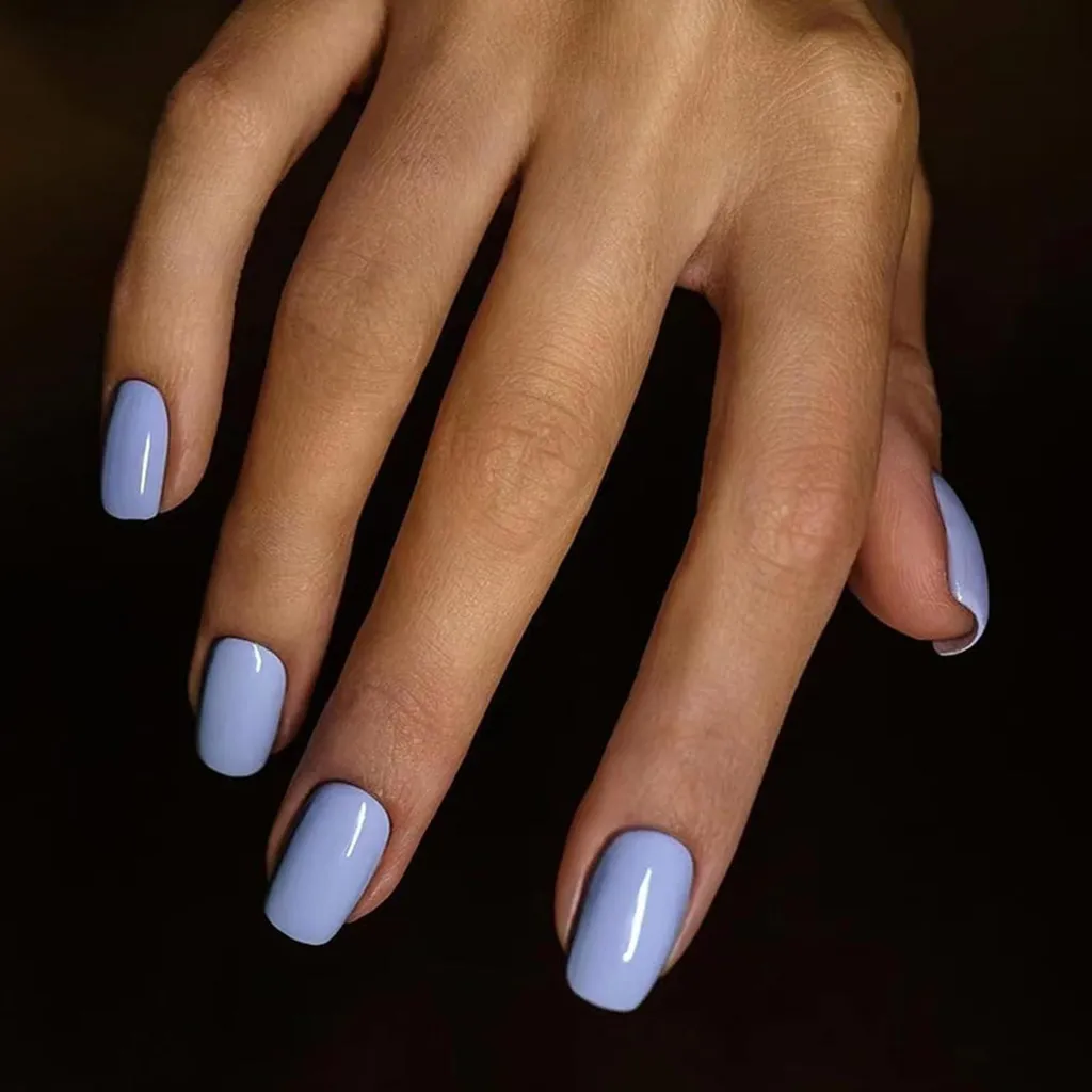 Press on Nails Lavande Violet Lilas - 24 Faux Ongles French Résistants