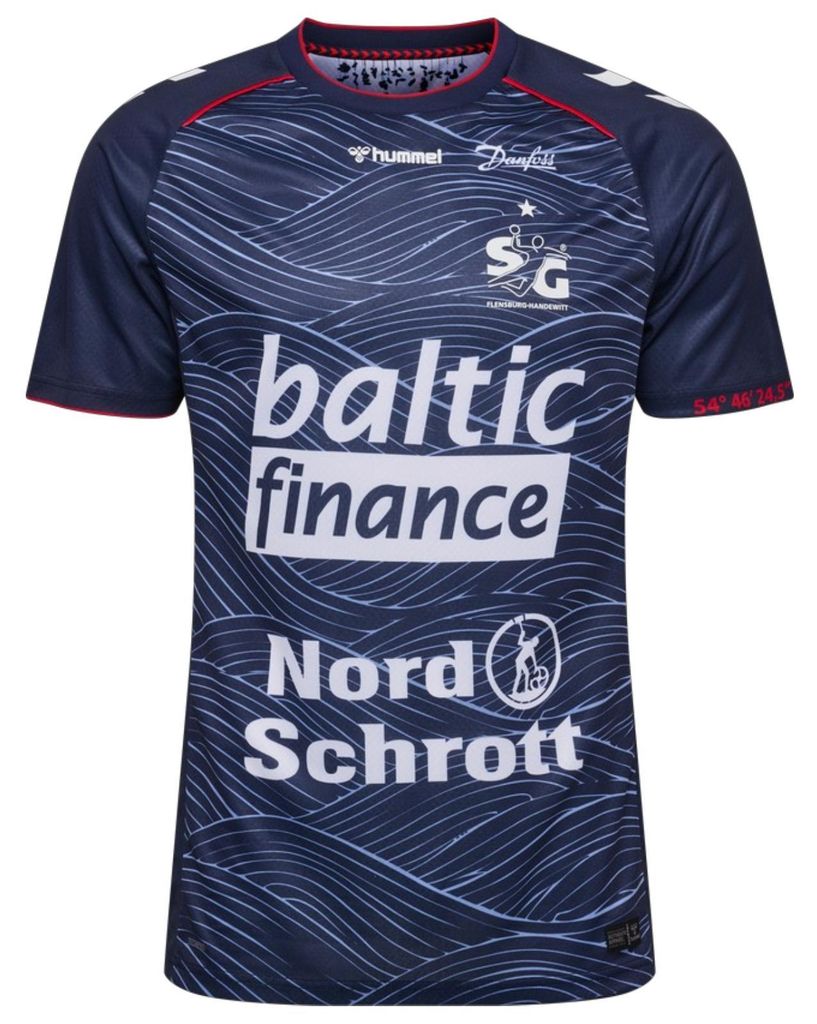 Hummel SGFH 26/27 Thuisshirt, korte mouwen, marineblauw, Productafbeelding 