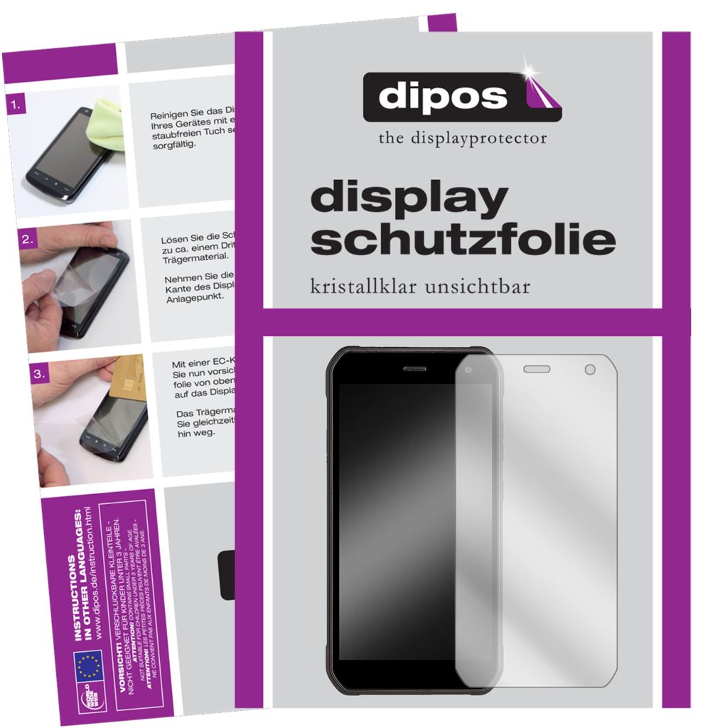 2x Schutzfolie für Cyrus CS 40 Freestyle klar Displayschutzfolie Folie Display
