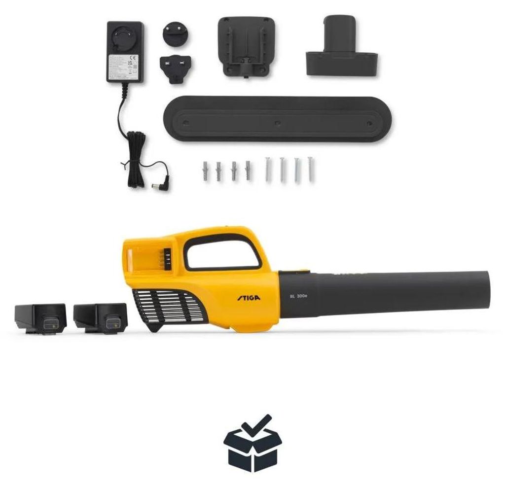Souffleur de feuilles à batterie BL 300e Kit avec 2 Image du produit 