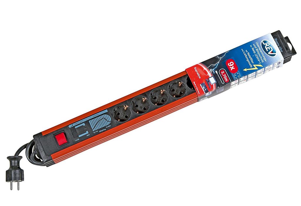REV Multiprise avec ÜSS + filtre d'alimentation, Image du produit 
