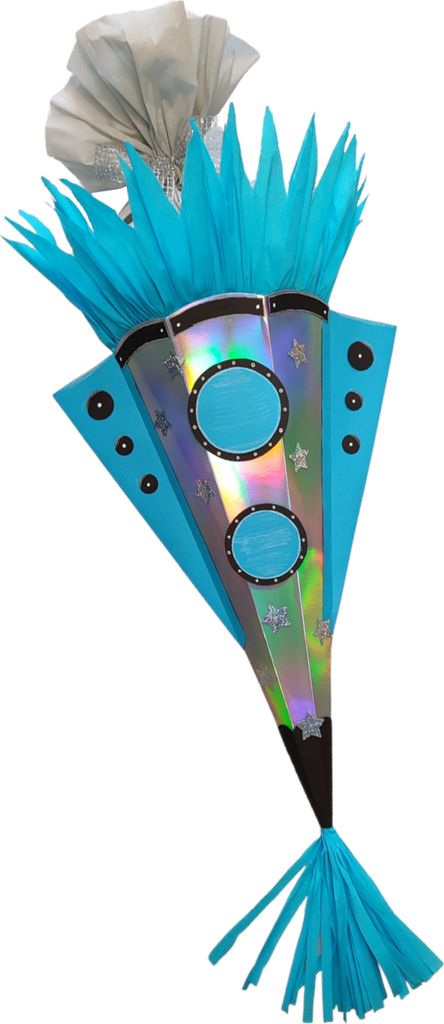 Schultüte Bastelset Rakete von Prell Produktbild 