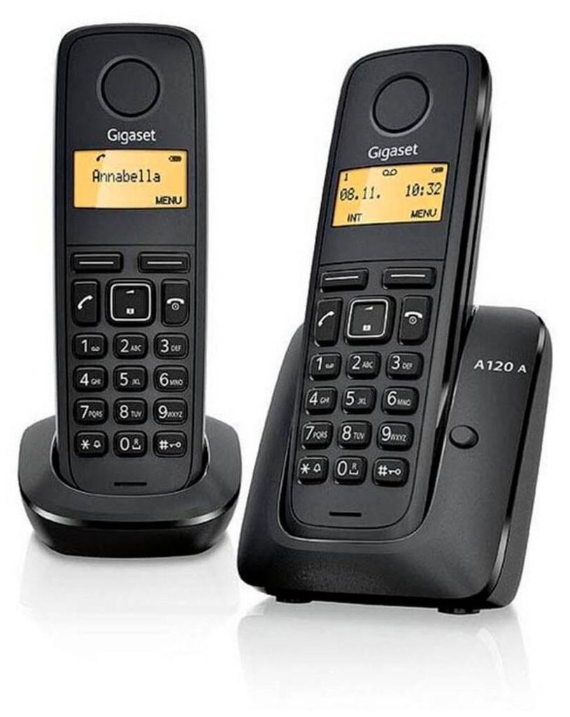 Téléphone sans fil Gigaset A170 Duo Noir Image du produit 