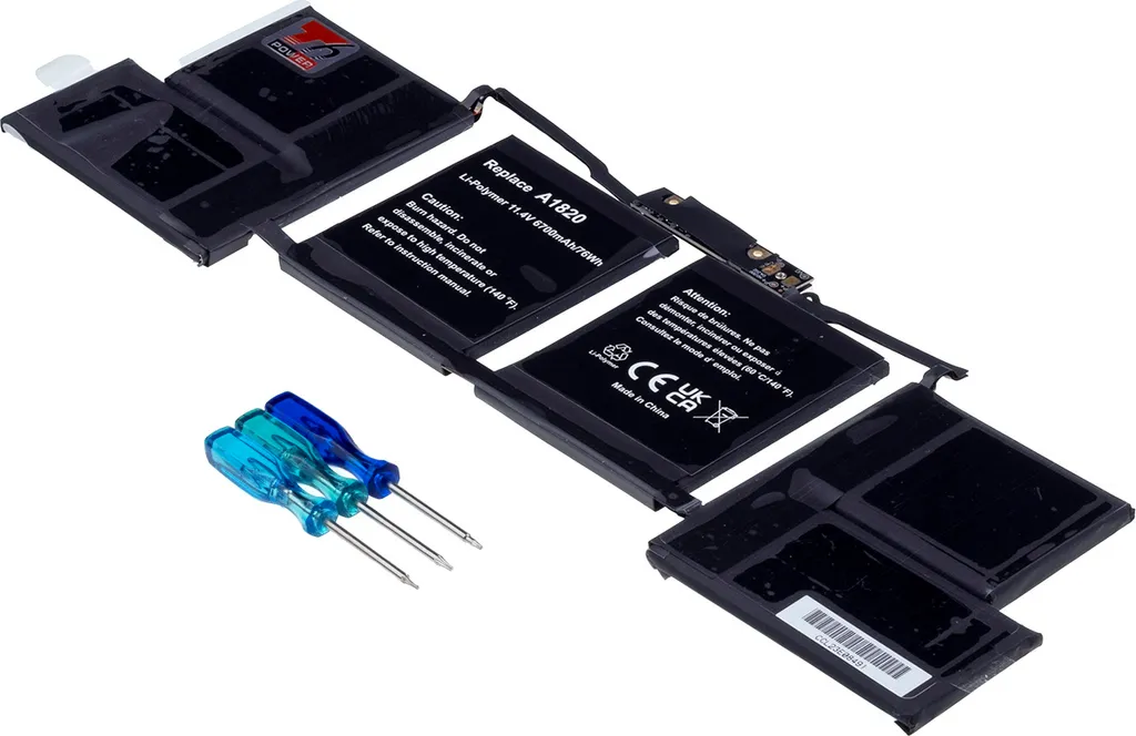Batteria A1820 T6 Power per MacBook Pro 15 A1707 2016-2017 11.4V