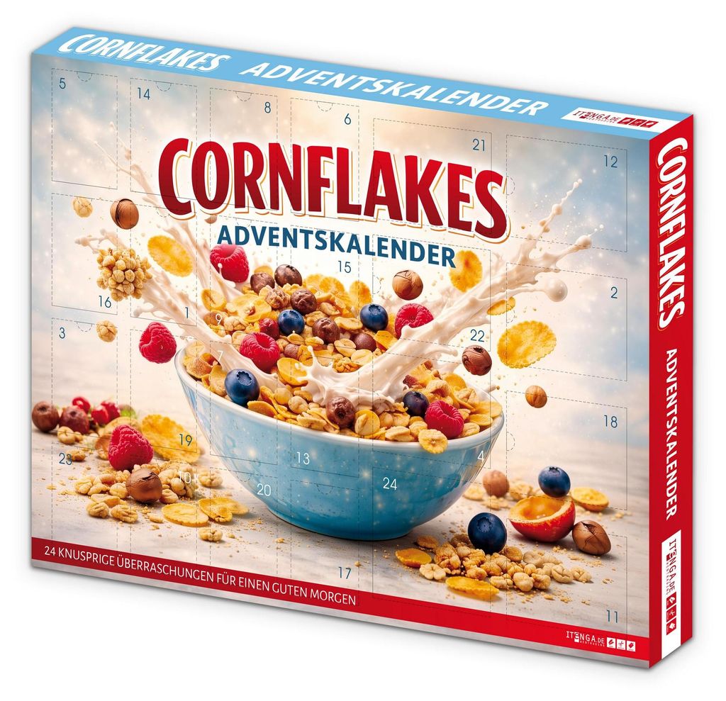 itenga XXL Cornflakes Adventskalender 2026 Produktbild 