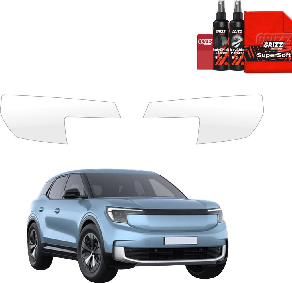 2in1 Schutzfolie Grizz Protector für Scheinwerfer - Ford Explorer EV (2024-2025)