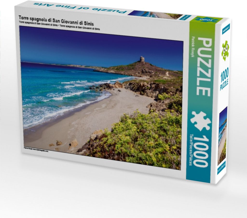 Calvendo Torre spagnola di San Giovanni di Sinis 1000 Teile Puzzle quer 640x480mm, Rosyk Patrick; 7436692