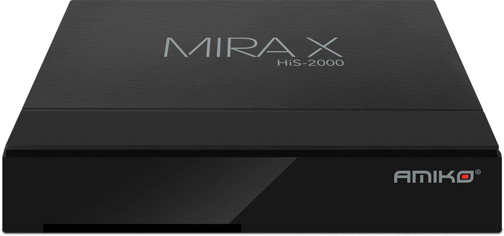 Amiko MiraX HiS-2000 Full HD 1x DVB-S2X Sat-Receiver (Linux, Dolby Digital, LAN, HEVC/H.265)