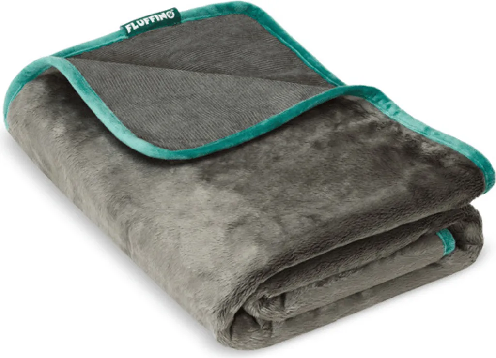 FLUFFINO® Coperta per cani/coperta reversibile Superficie superiore morbida, soffice e resistente di alta qualità 150x100 cm Lavabile a 40 °C Coperta coccolosa per cani di taglia grande e piccola Coperta da divano