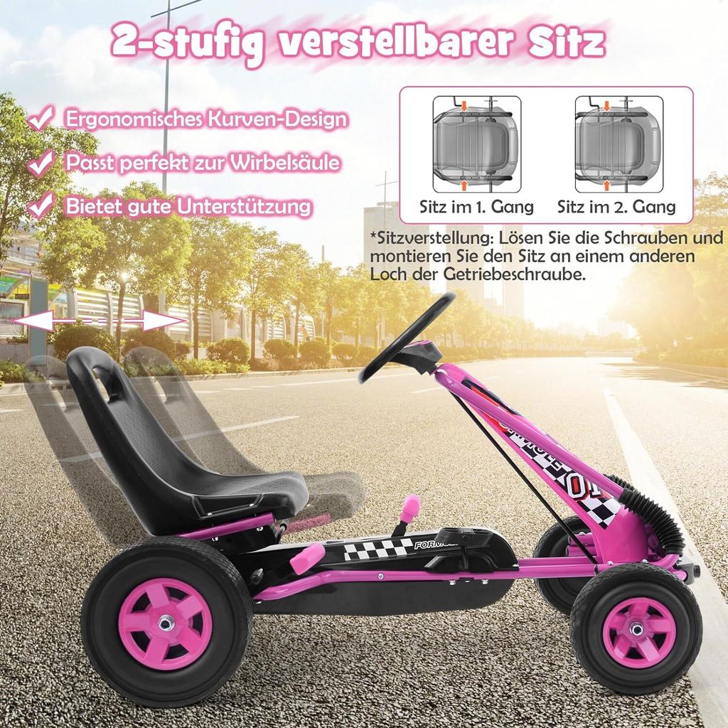 Kinder Go Kart Tretfahrzeug, Tretauto mit | Kaufland.de