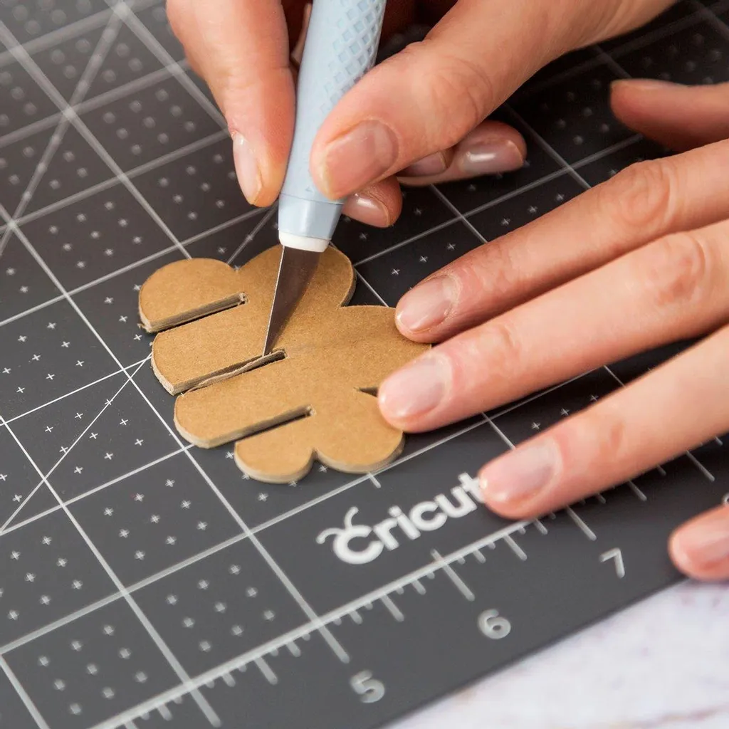 Couteau TrueControl Cricut bleu - Cutter de précision haute sécurité