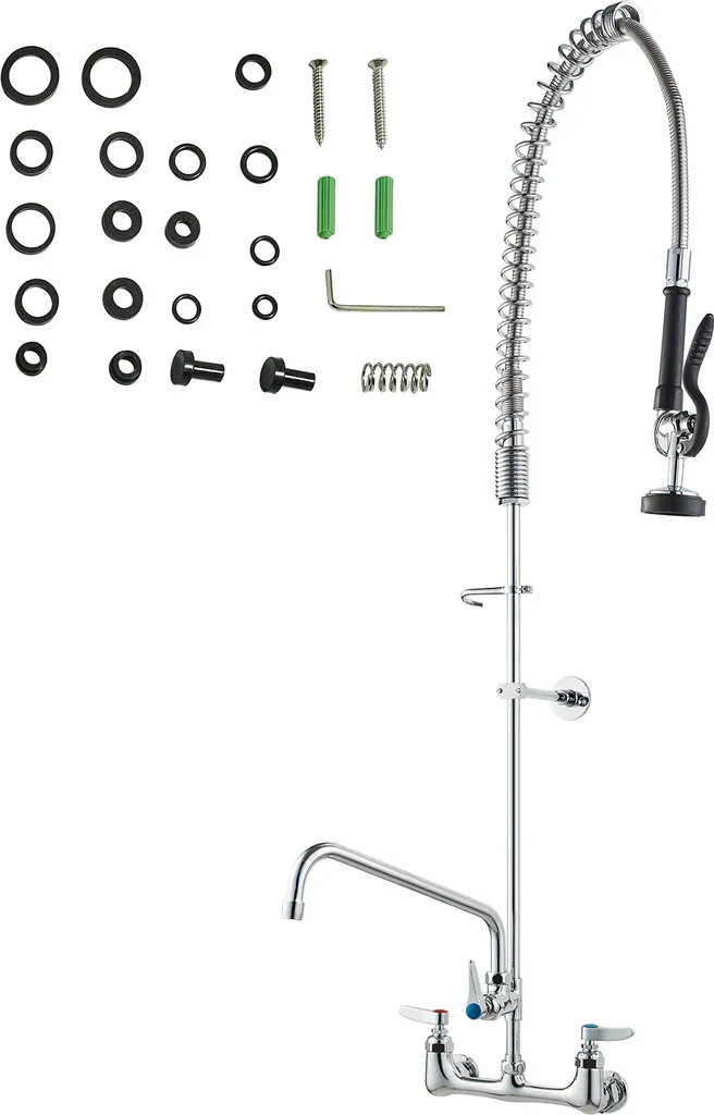 Miscelatore Cucina Professionale SucceBuy con Doccione 120cm | Acciaio