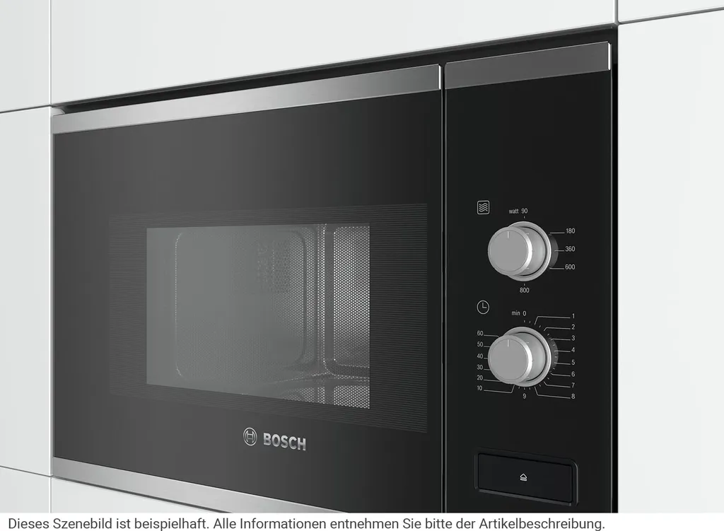 Micro-ondes Bosch Tout Intégrable 20L avec Cavité Inox Haute Qualité - 13