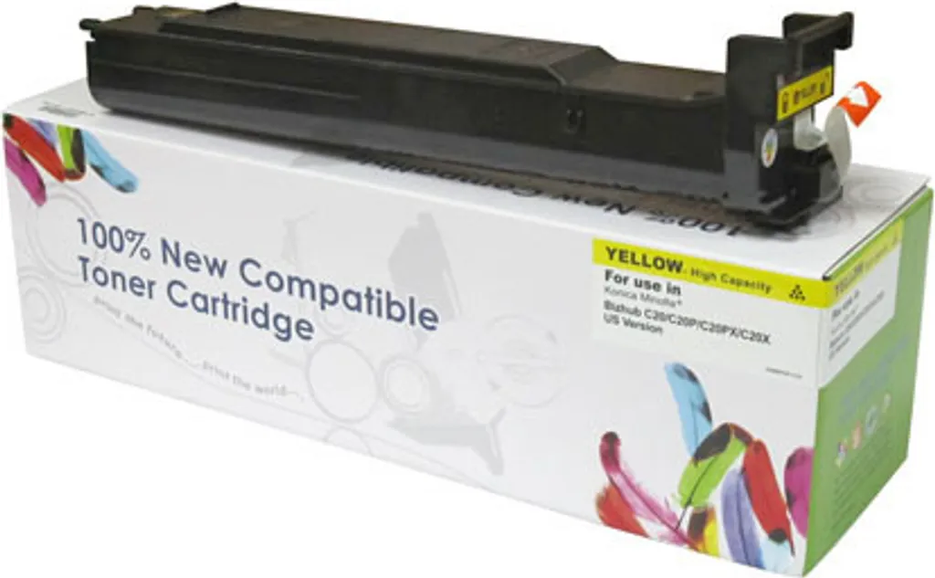 Toner de rechange jaune haute capacité A06V254 Bizhub C30P durable