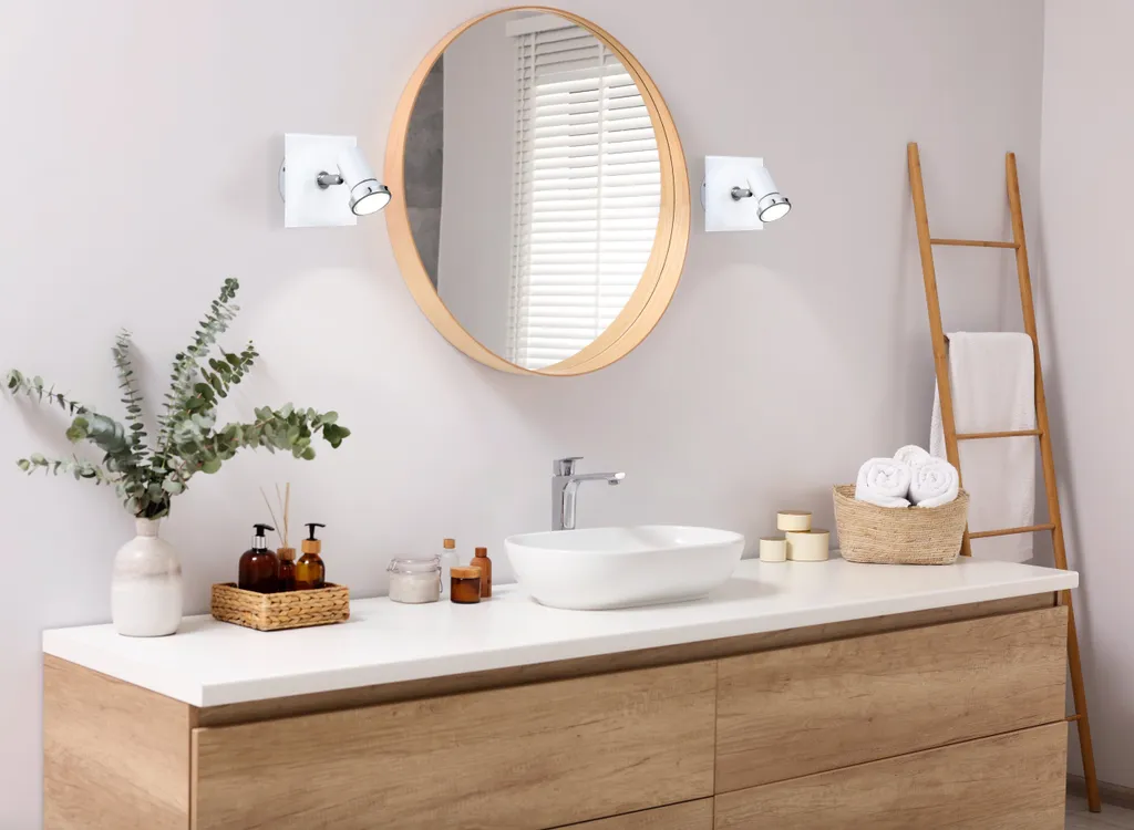 TAMARA 1 applique murale 1 ampoule blanc design épuré pour intérieur