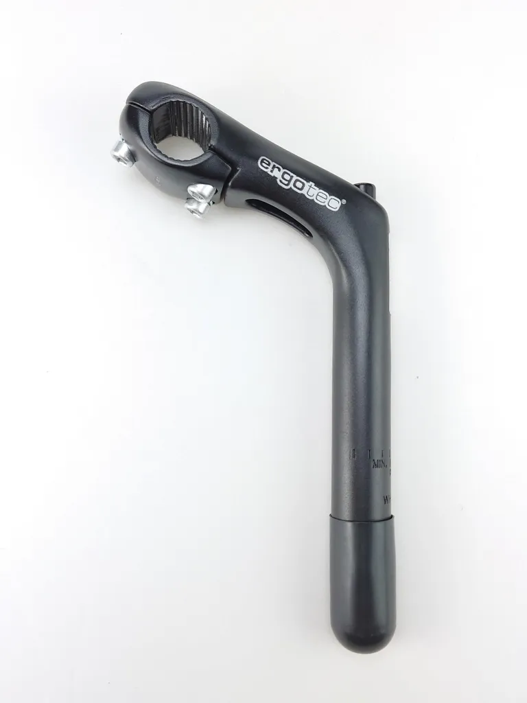 Potence de vélo noire 25,4 mm STEM 1 - Support guidon pour cyclisme