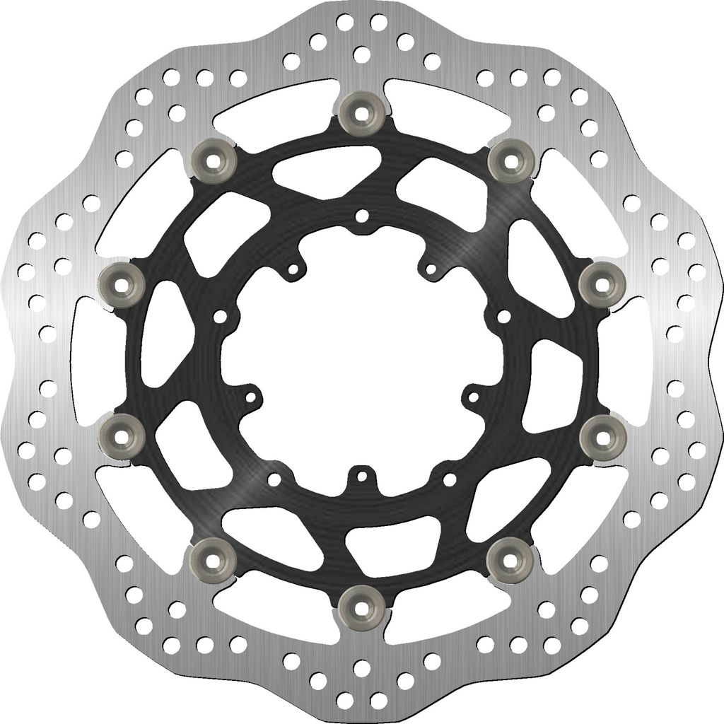Ng Vordere Bremsscheibe Für Honda Crf1100 Africa Twin '19-21 (310X100.5X4.5Mm) (5X6.5Mm) Wave Floating (Aluminium Center)