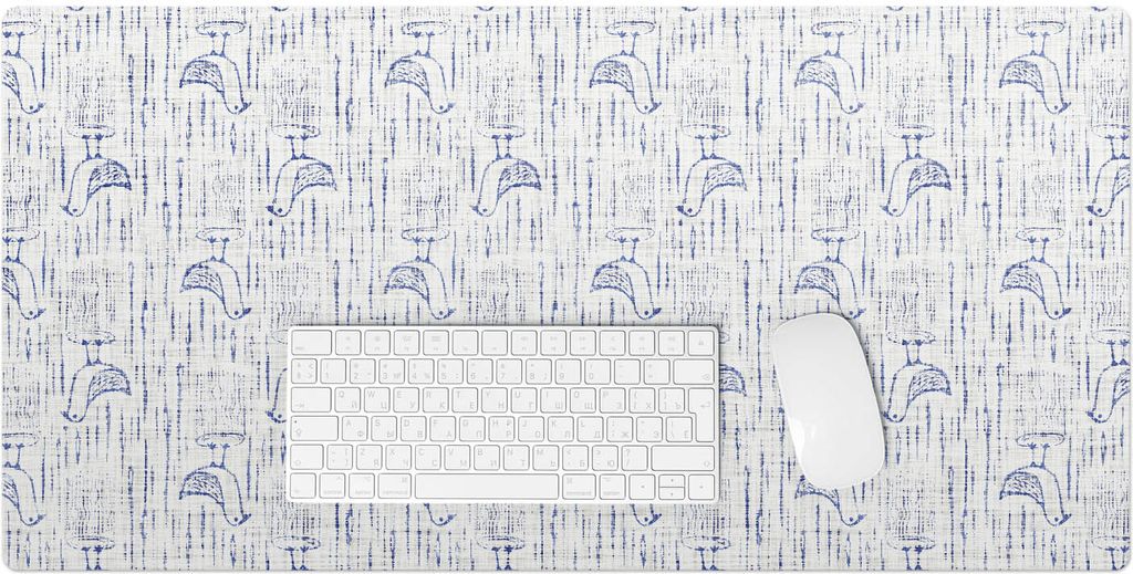 Vögel Im Regen – Schreibtischunterlage – Rutschfeste Tischunterlage – Schreibtischmatte für Büro & Zuhause – Schreibunterlage – Mauspa...