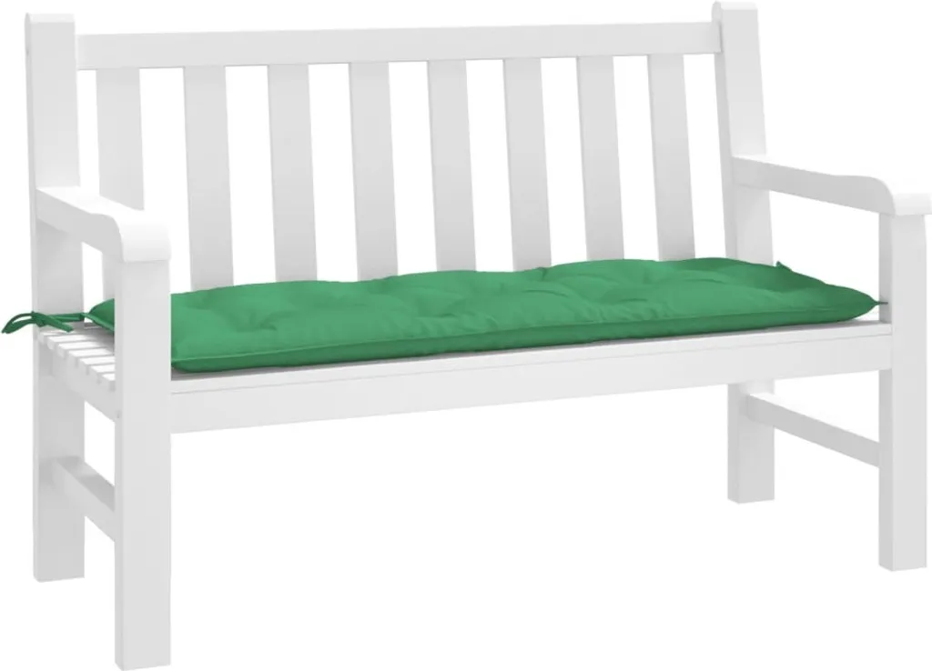 Occasione! Cuscino Panca Giardino 120x50 Verde Oxford 7cm Spessore