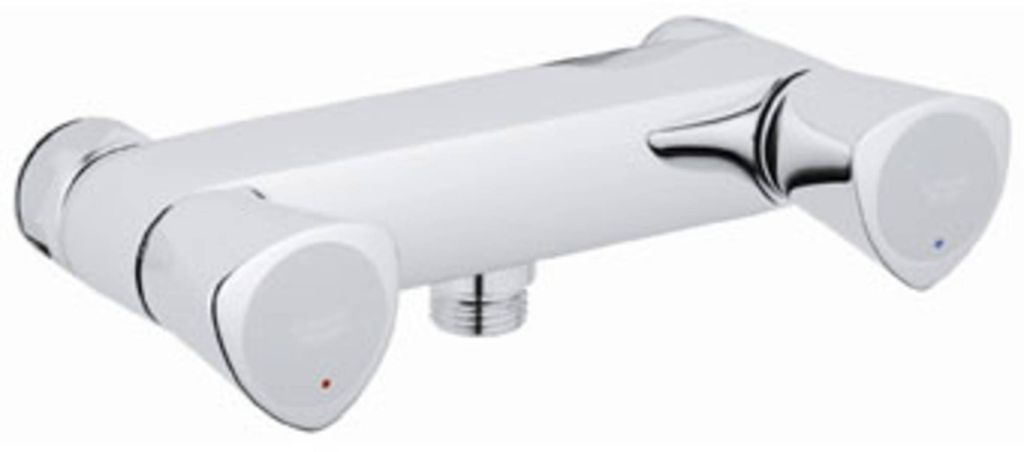 Grohe Costa-S douchekraan zonder koppelingen 12 cm chroom