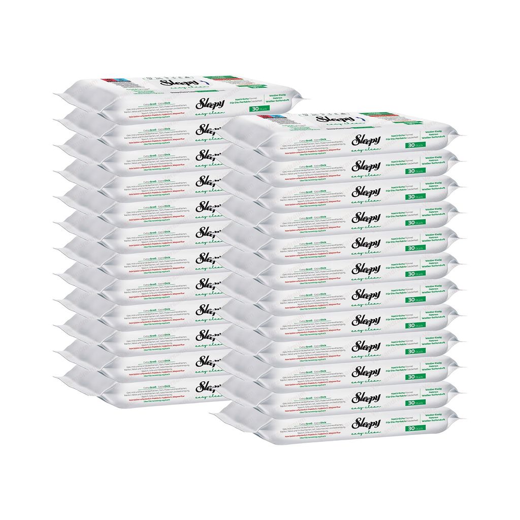 Sleepy Easy Clean Oberflächenreinigungstücher Mini Packs Produktbild 