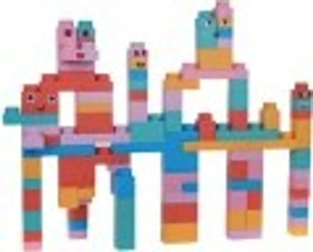Briques de construction souples et sécurisées pour enfants - 100 pièces