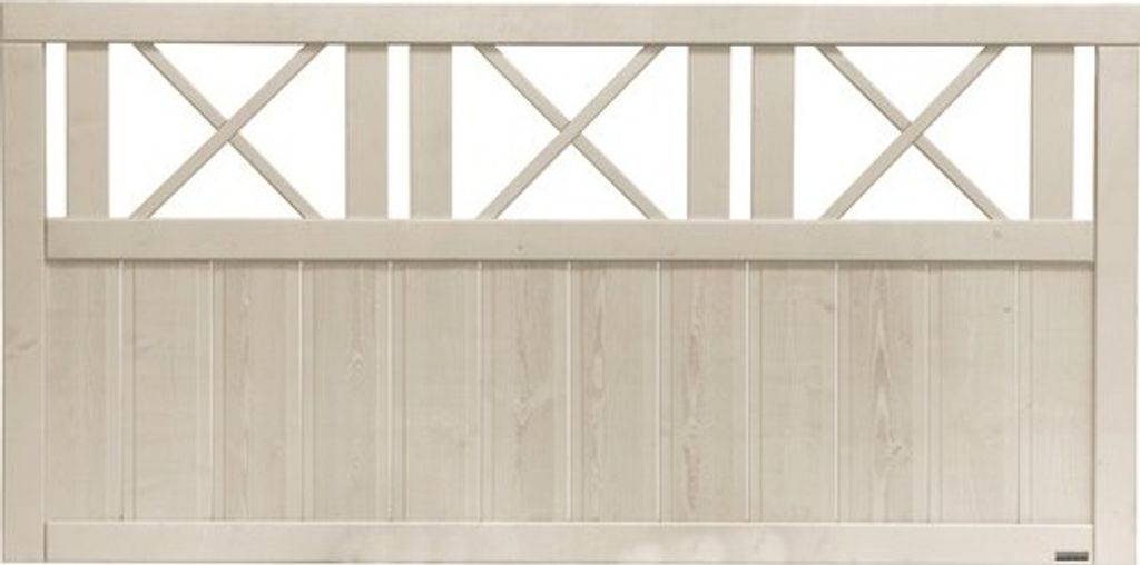 Vorgartenzaun Konsta Provence 180 x 90 cm, natur Produktbild 