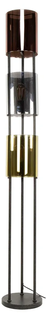 Lampadaire Design pour Coin Lecture Lucente - Ambiance Chaleureuse Noir