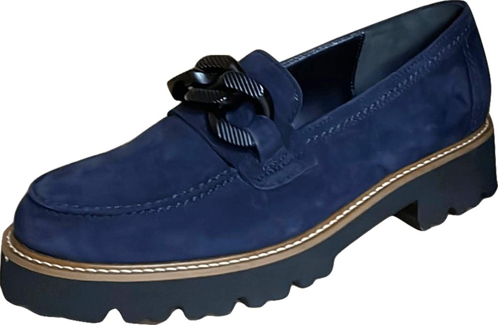Gabor Plateau Slipper Loafer Damen 31363134393537 Blau 43 EU