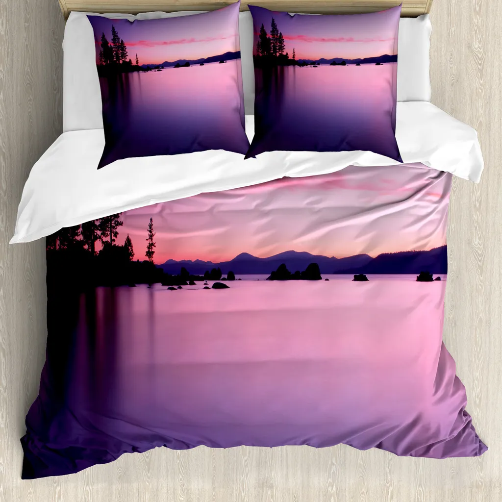 Copripiumino Lavabile ABAKUHAUS 200x200: Viola Lake Tahoe