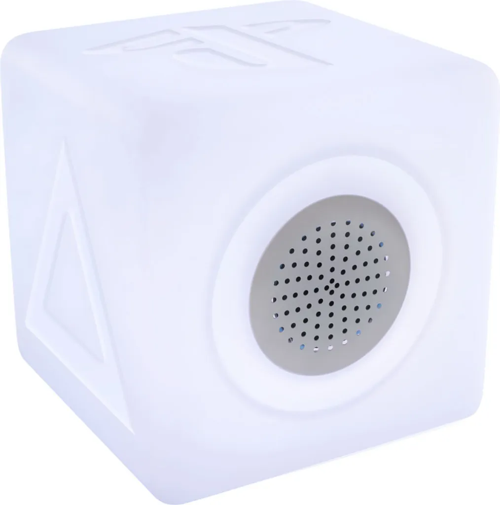 BigBen, altoparlante wireless LED Bluetooth Sony Cube 15W, bianco
