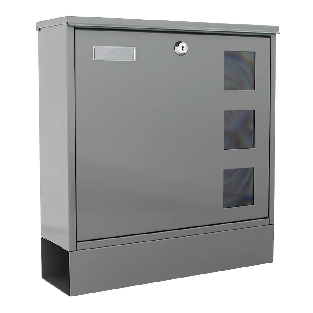 Rottner Boîte aux lettres Postale Gris anthracite en acier résistant