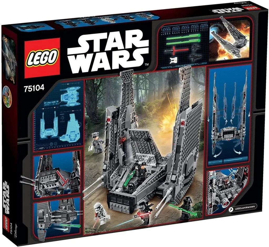 Star Wars Kylo Ren Command Shuttle Navette de Combat - Modèle 75256 - 7