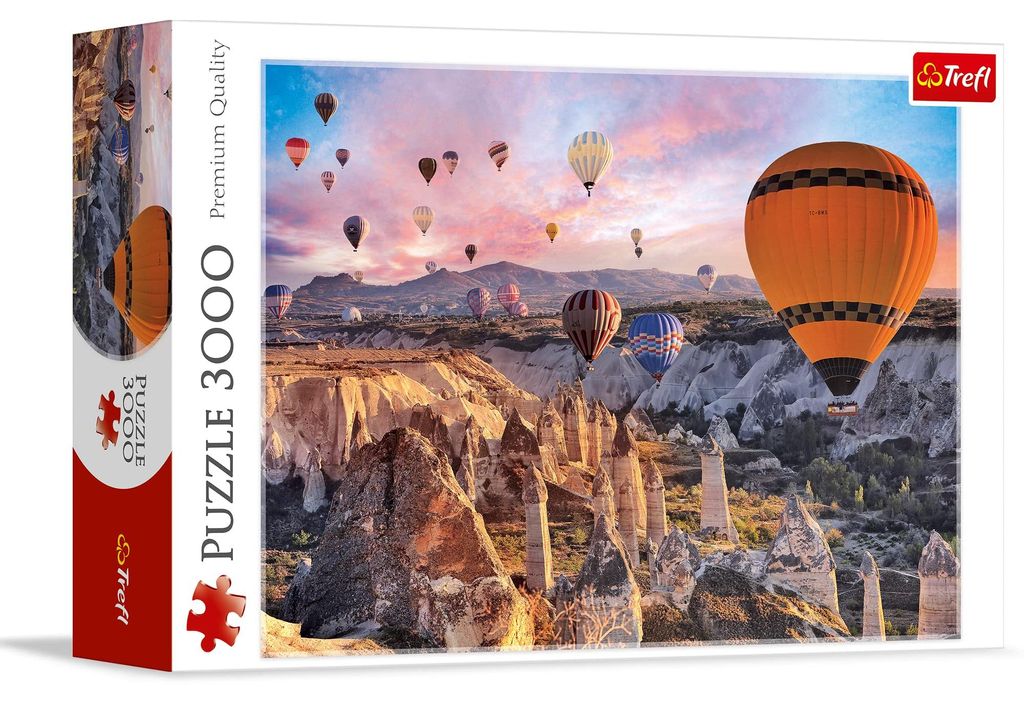 Trefl Puzzle Ballons au-dessus de la Cappadoce, 3000 Image du produit 