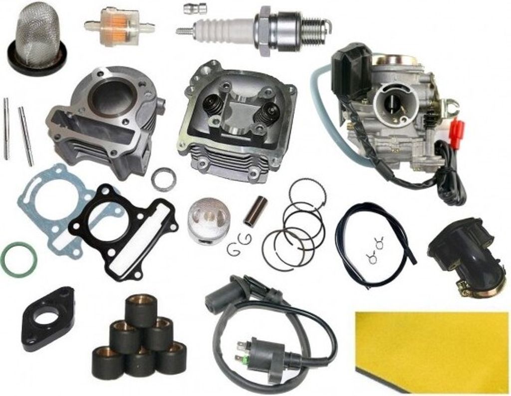 NEU Zylinder KIT Kopf VERGASER für Pulse Lightspeed HT50QT-25 50 4T bis2017 Zylinderkit