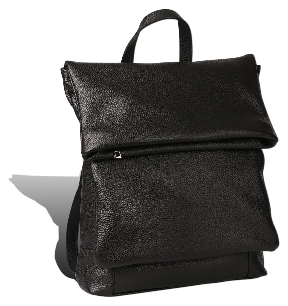 Sac à dos de ville pour femme Toscanto noir - Sacoche élégante D2ORT102