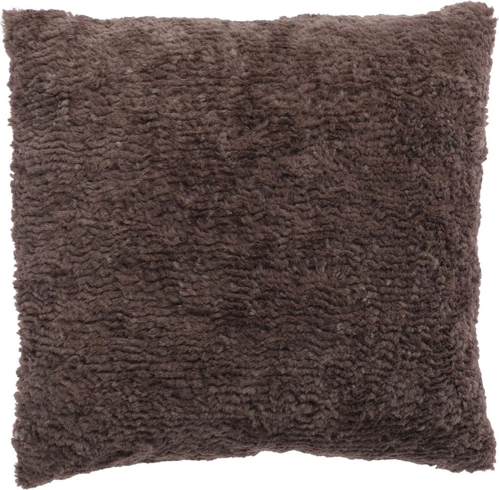 Kissen - Braun - 45 x 45 cm - Kurzfloor