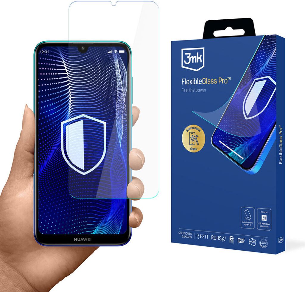 3mk Display Hybridglas FlexibleGlass Pro für Huawei Y7 2019 0,3mm