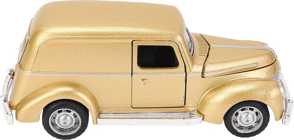 Klassisches Legierungsauto-Modellspielzeug für Kinder, hochsimuliertes Vintage-Sammlergeschenk, Gold