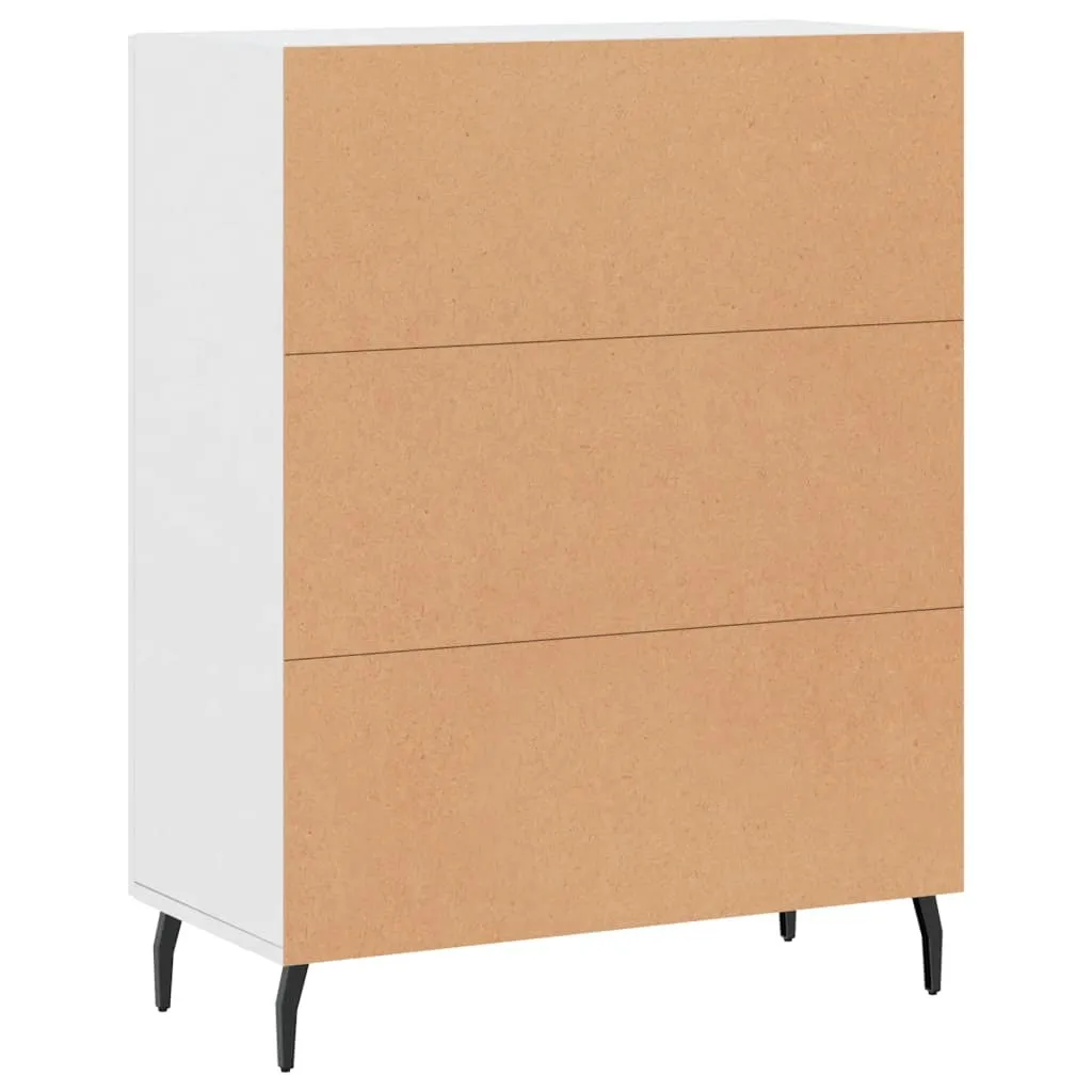 Maison Exclusive Credenza Bianca Salvaspazio 69,5x34x90 cm Legno - 8