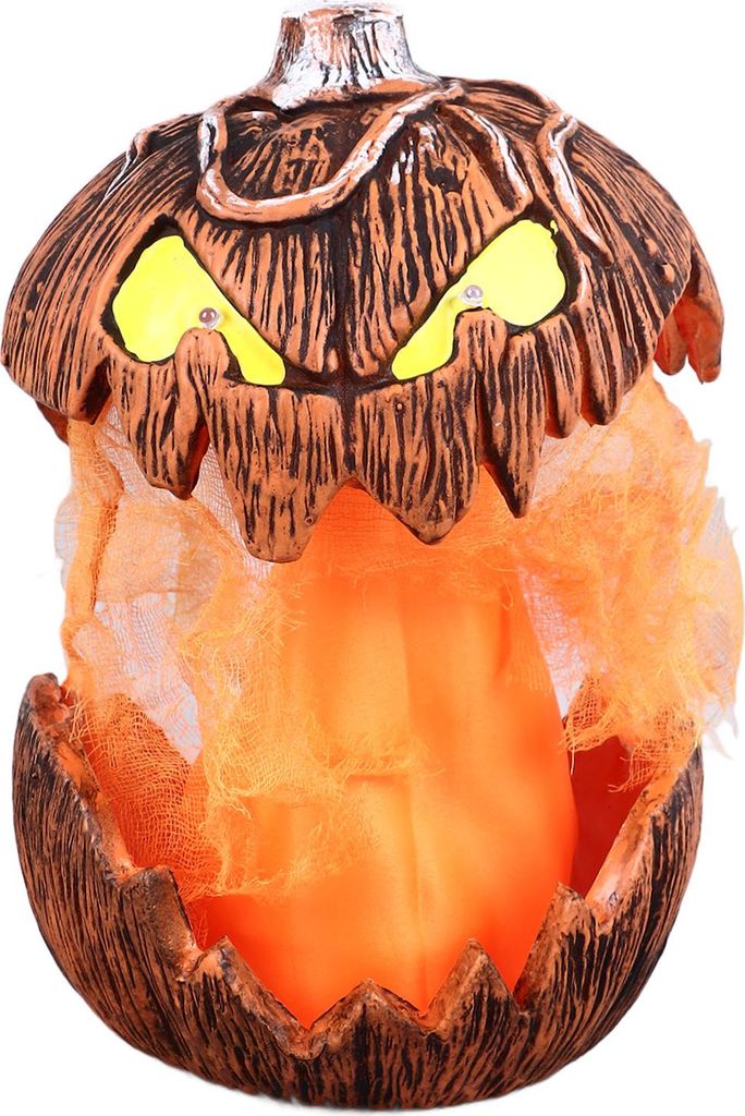 20 cm Sprachaktivierter Kürbisleuchten Leuchten für den Innenrasen Tisch Halloween Haunted House
