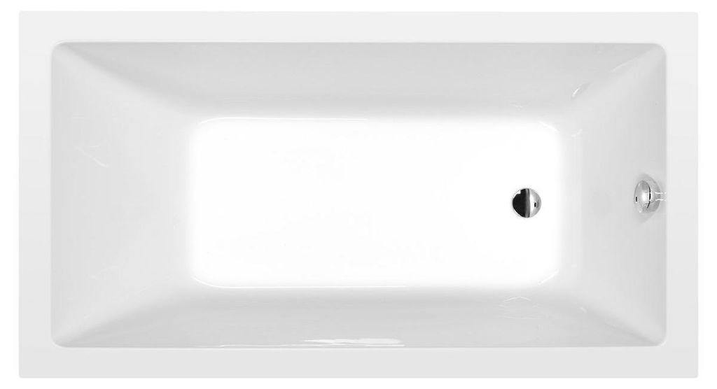 Polysan NOEMI Badewanne mit Rahmengestell 160x80x39cm, weiß