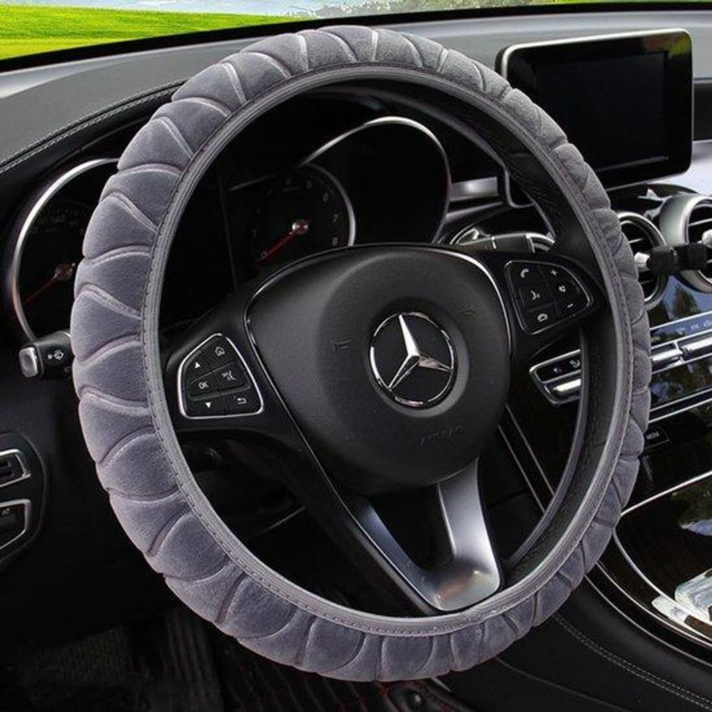 Auto Strohsitz Universell Passform Warm und Weich Antislip Autozubehör