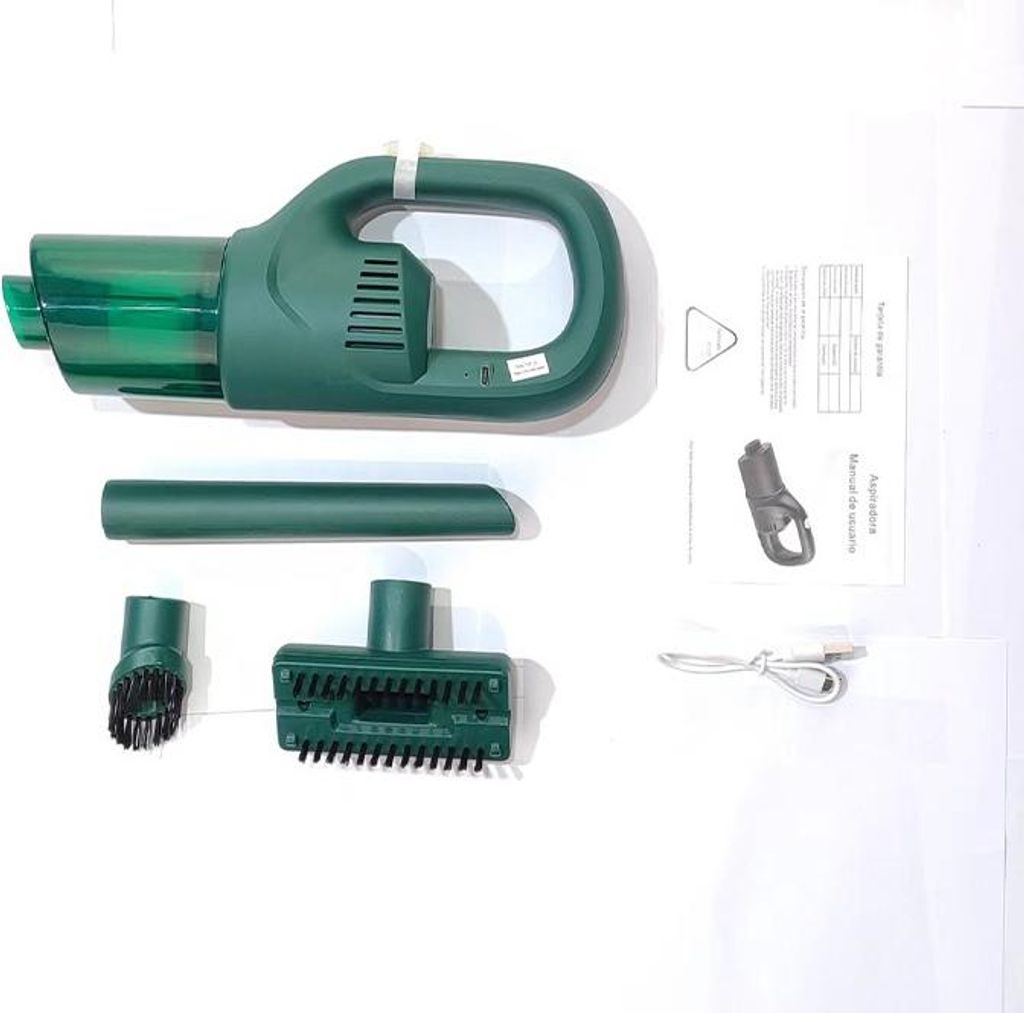 INF Tragbarer Akku-Staubsauger - Handstaubsauger, USB, Starke Saugkraft