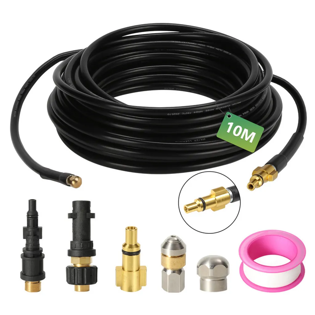 Kit Pulizia Scarichi Jayseuw 10m - Compatibile Kärcher K-Series